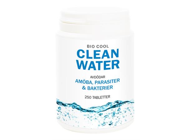 Desinfeksjon Biocool Clean Water Tablett 250 tabl. for drikkevann